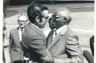 Fotografia de Ramalho Eanes com Aristides Pereira