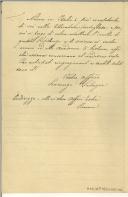Carta de Antonio Padula para Teófilo Braga