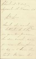 Carta de Laura Catalá do Amaral Osório de Magalhães para [António José de de Almeida].
