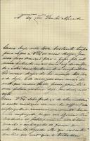 Carta de Adolfo de Almeida para António José de Almeida.