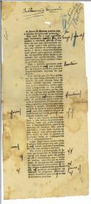Prova de artigo de imprensa de António José de Almeida.