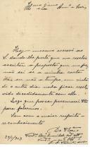 Carta de J. A. Valente dos Santos para [António José de Almeida].