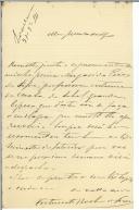Carta de Fortunato Rocha de Fonseca (?)