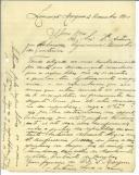 Carta de António Lopes de Sousa para António José de Almeida.