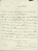 Carta de Alberto Sabino Ferreira para [António José de Almeida].\