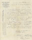 Carta de João Sarmento Pimentel e Luís Gonzaga da Fonseca Moreira para António José de Almeida.
