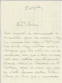 Copiador de carta de António José de Almeida.