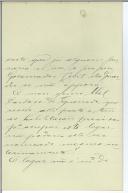 Carta de António Afonso Palla.