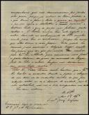 Carta de Francisco Joaquim Raposo para a fábrica Harold & C.ª.