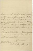 Carta de Arnaldo Bigote para António José de Almeida.