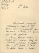 Carta de Maria Teresa e Maria Sância Henriques Gomes para [António José de Almeida].