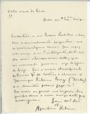 Carta de Aquilino Ribeiro para [António José de Almeida].