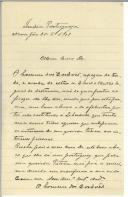 Carta do Homem dos Cordões para António José de Almeida