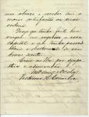Carta de Vitorino H. Coimbra [para António José de Almeida].