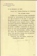 Oferta de documento ao Laboratório de Microbiologia da Universidade de Coimbra