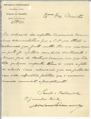 Carta do Governador Civil de Viana do Castelo para António José de Almeida