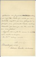 Carta de Frederico Sanches de Morais para António José de Almeida