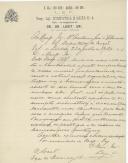 Oficio do Grande Oriente Lusitano para António José de Almeida 