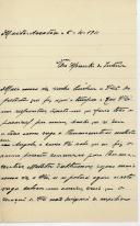 Carta de Amadeu Rodrigues da Ponte para António José de Almeida.