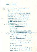 Notas manuscritas de Jorge Sampaio