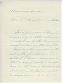 Cópia de memorando de Emerson Ferreira para o embaixador de Inglaterra em Lisboa.