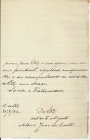 Carta de António Júlio de Castro para António José de Almeida.