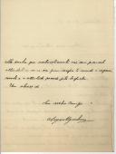 Carta de Augusto Cymbron para António José de Almeida.