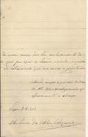 Carta de António da Silva Sequeira para [António José de Almeida].