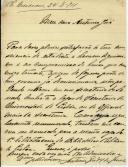 Carta de António Guedes de Gouveia para António José de Almeida.