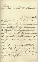 Carta de Guilherme Pereira para António José de Almeida.
