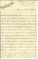 Carta de Carlos de Lemos para António José de Almeida