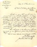 Carta de José Dias Barroso para António José de Almeida.