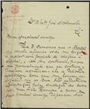 Carta de Aurélio da Paz dos Reis para António José de Almeida