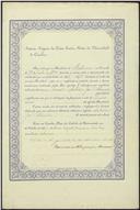 Alvará passado por António Augusto da Costa Simões a António José de Almeida
