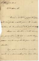Carta de José Augusto de Góis Mendanha Raposo para [António José de Almeida].