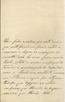 Carta de Serafim Morgado para António José de Almeida.