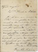 Carta de Franquelim Teixeira para António José de Almeida.