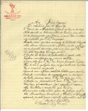 Carta de Luís Zamora para António José de Almeida.