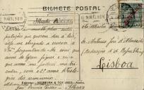 Bilhete-postal de José Pereira Teles para António José de Almeida.