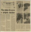 Nas mãos do povo o próprio destino