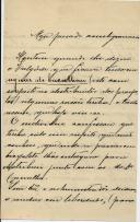 Carta de Manuel de Almeida Júnior para [António José de Almeida].