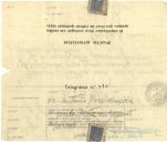 Telegrama de Felizardo Saraiva para António José de Almeida.