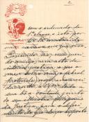 Carta de Francisco Artur de Brito para António José de Almeida.