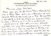 Carta de José Filipe dos Santos Oliveira para Jorge Sampaio, contendo em anexo uma proposta de contributo para a formulação de uma política de ambiente em Portugal 