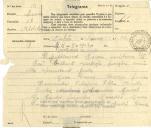 Telegrama de Mário Ramos, Aurélio Santos, António Saraiva e outros para António José de Almeida.