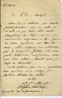 Carta de Fragoso Tavares [para António José de Almeida].