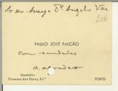 Cartão de visita de Paulo José Falcão