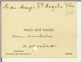 Cartão de visita de Paulo José Falcão