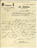Carta de Elisa Bobone para António José de Almeida