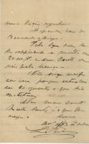 Carta de L. Pereira para António José de Almeida.